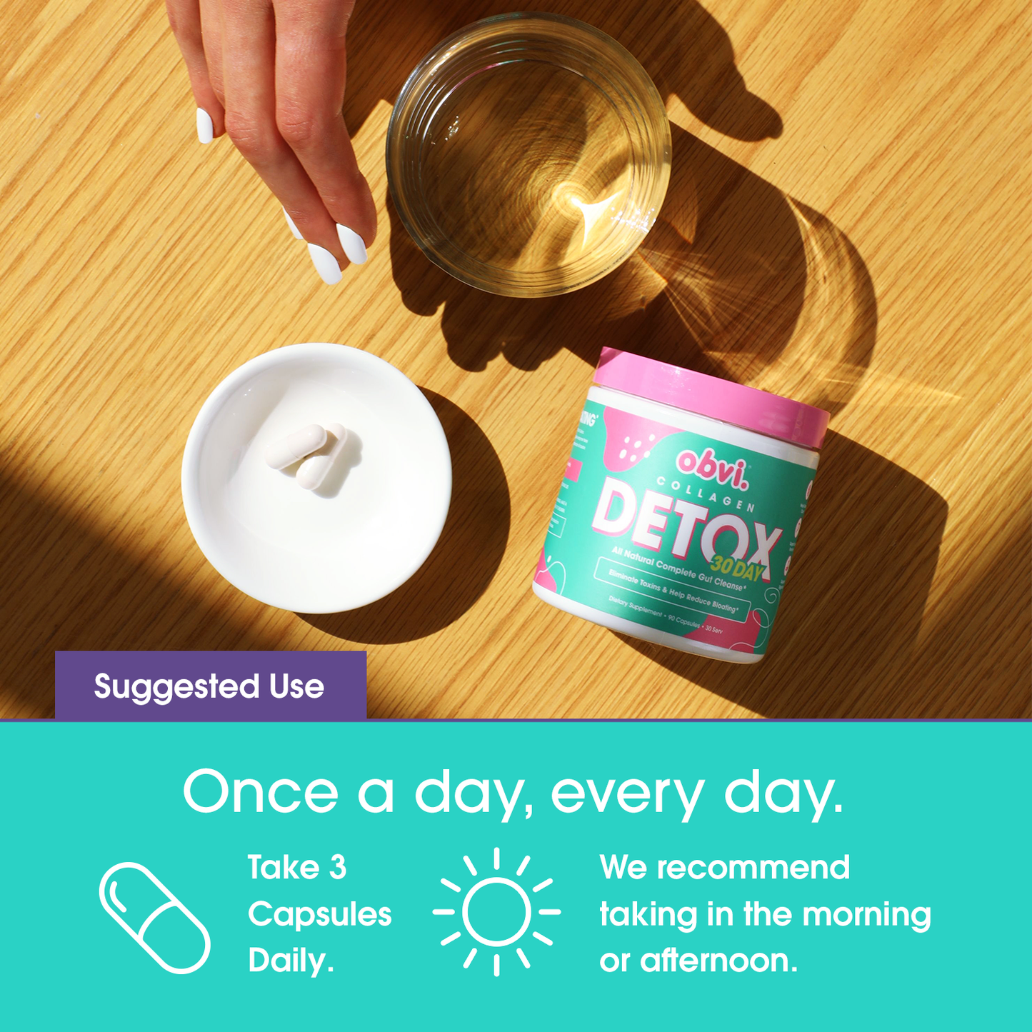 Obvi 30-Day Collagenic Detox - Gut Health & Digestion