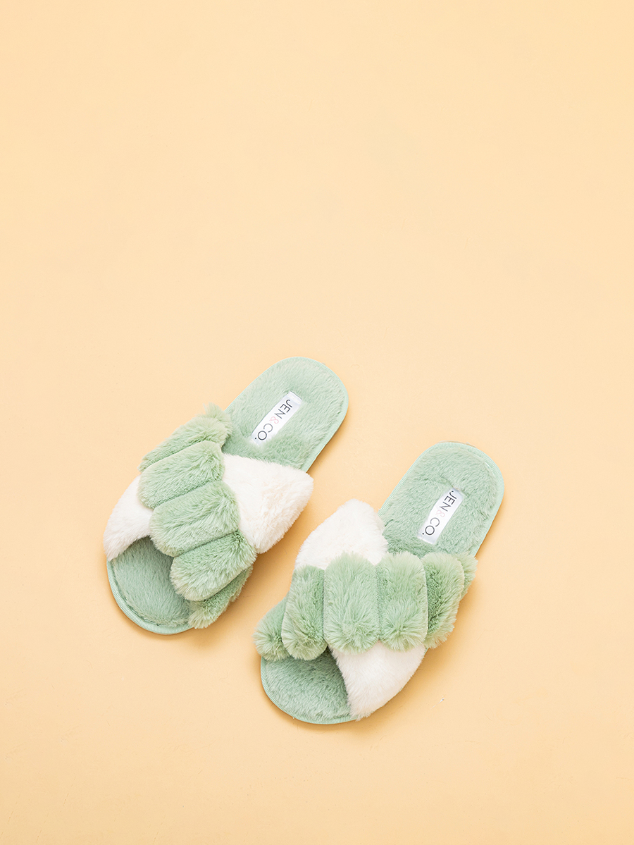 SLP2120 Amanda Two-Tone Slippers
