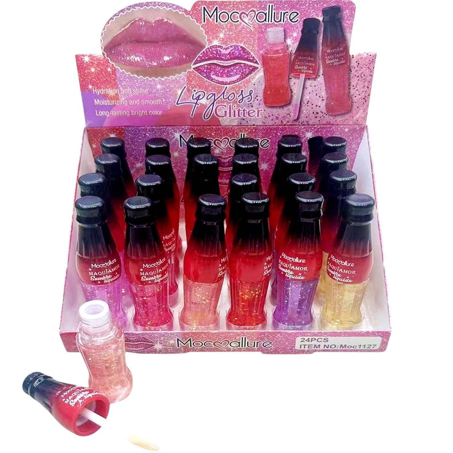 2587 Glitter Soda Bottle Lip gloss