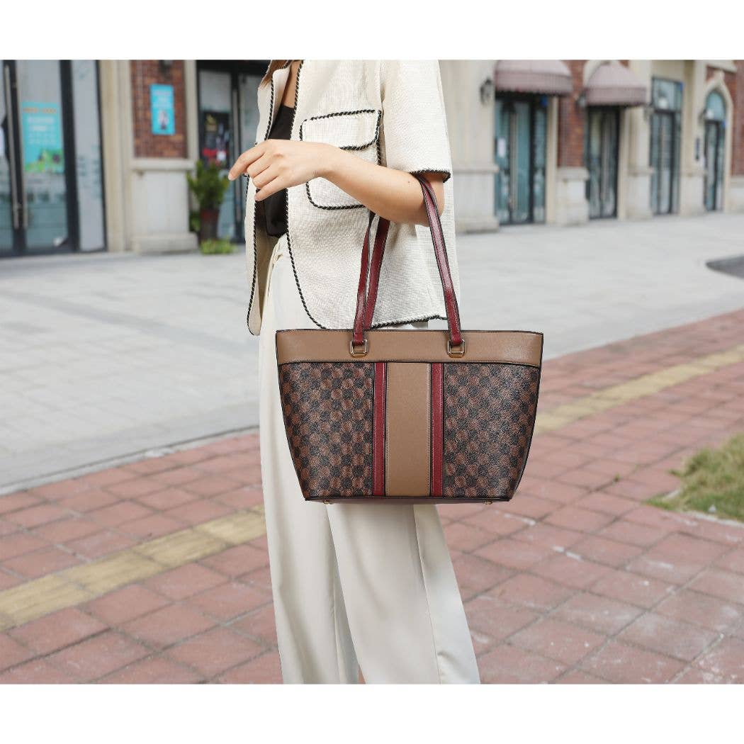 Fabiola Tote Handbag & Wallet Vegan Leather Women by Mia K