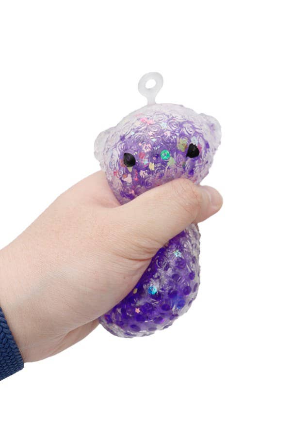 Teddy Bear Water Beads Filled Soft Silicone Squishy Toy