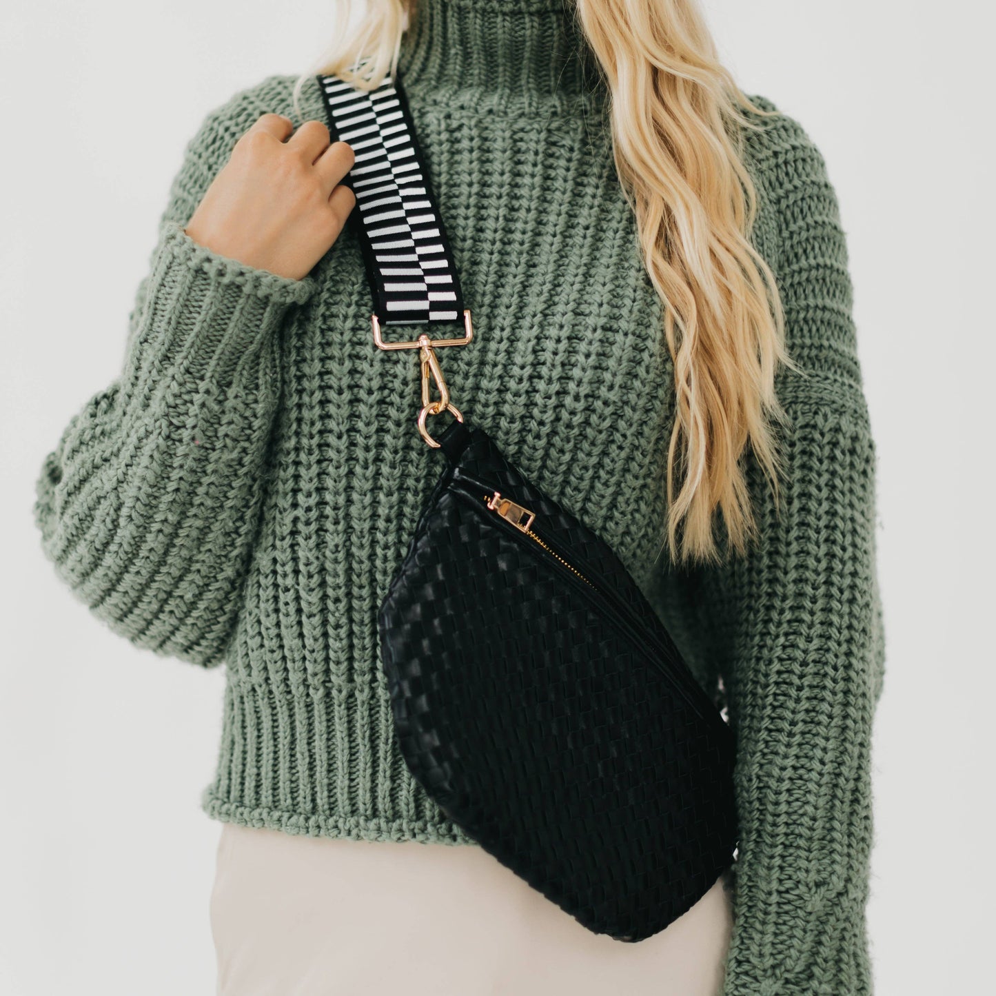 Westlyn Woven Bum Bag - NO STUDS