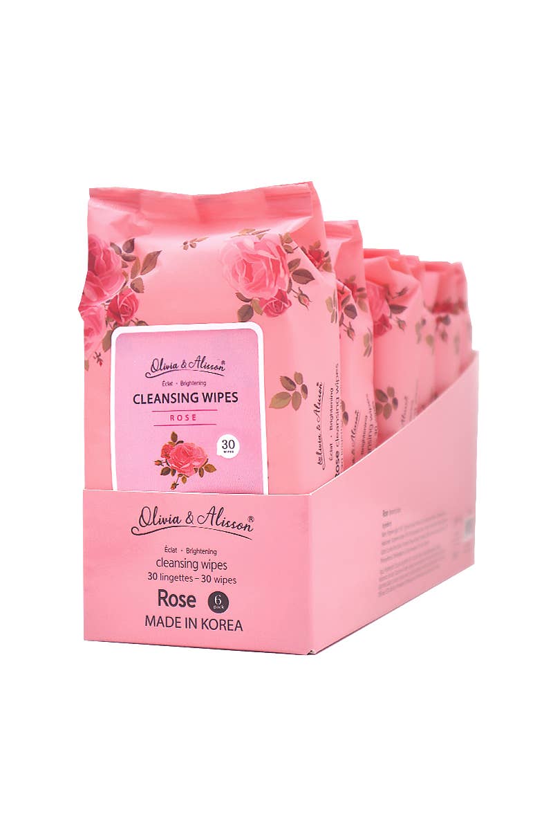 Makeup She MIT003 Cleansing Wipes Rose - 6pc