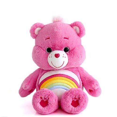 CARE BEARS PLUSH - PINK CHEER BEAR
