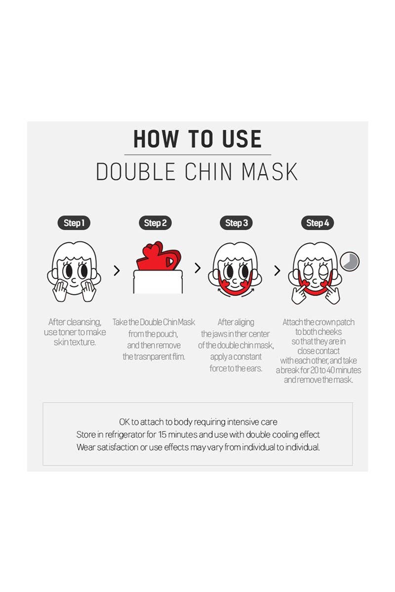 Patch Holic PAT012 Costopia Love Heart Double Chin Mask