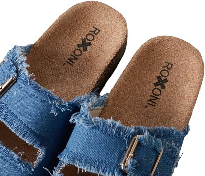 Women's Comfort Flat Sandals Double Buckle Adjustable Straps