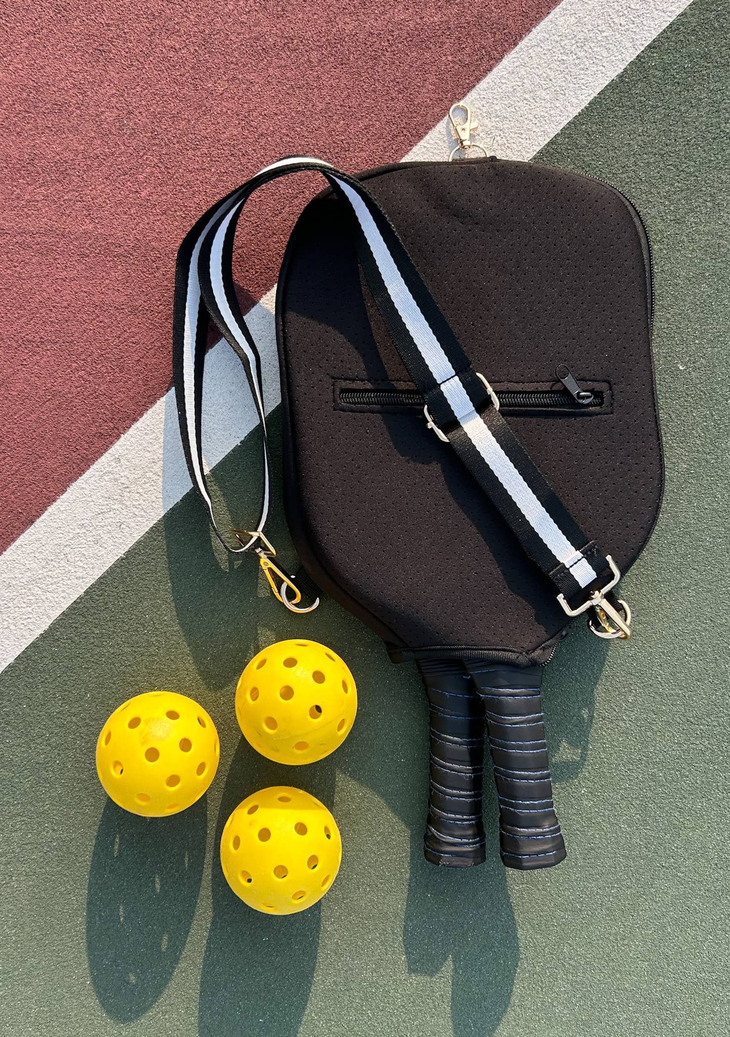Pickleball Paddle Bag with Strap and Pocket for Pickle Ball
