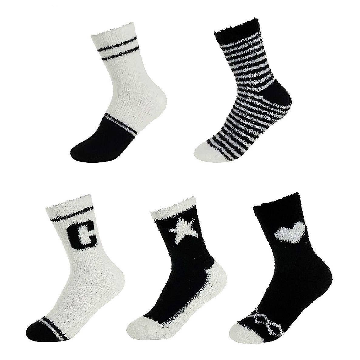 1022 Fluffy Warm Plush Fleece Home Socks