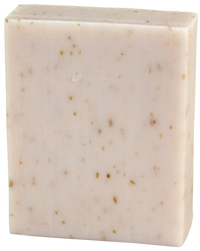 Oatmeal & Milk Soap - French Triple-Milled with Soap Saver Bag Exfoliating Sisal Soap Pouch