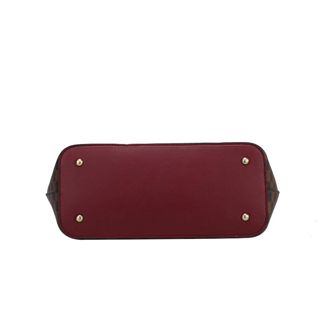 Fabiola Tote Handbag & Wallet Vegan Leather Women by Mia K