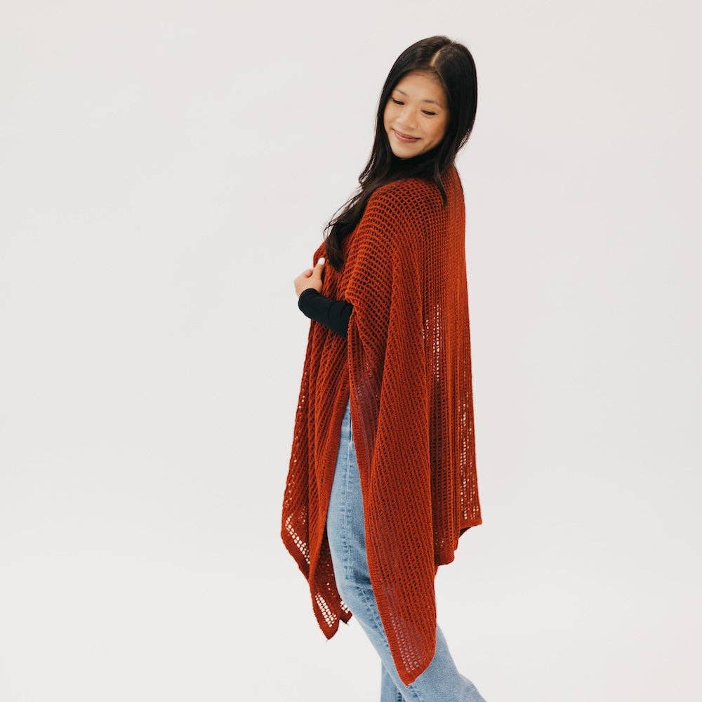 Cece Crochet Poncho Wholesale