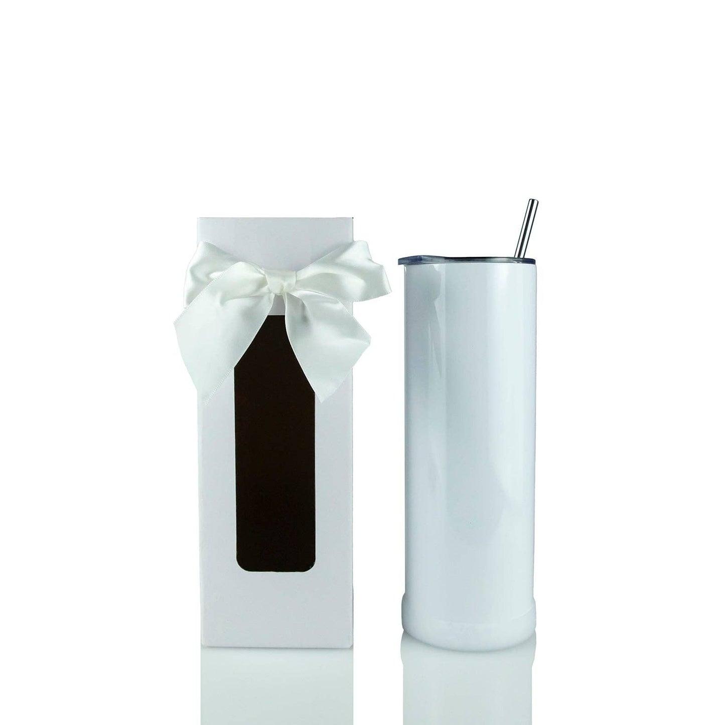 20oz SUBLIMATION SKINNY EDGE TUMBLER GIFT SET (48 UNITS)