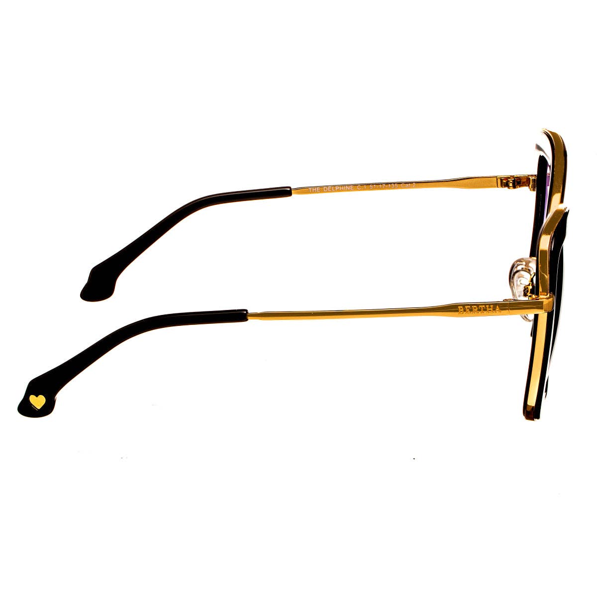Bertha Delphine Handmade-in-Italy Polarized Sunglasses