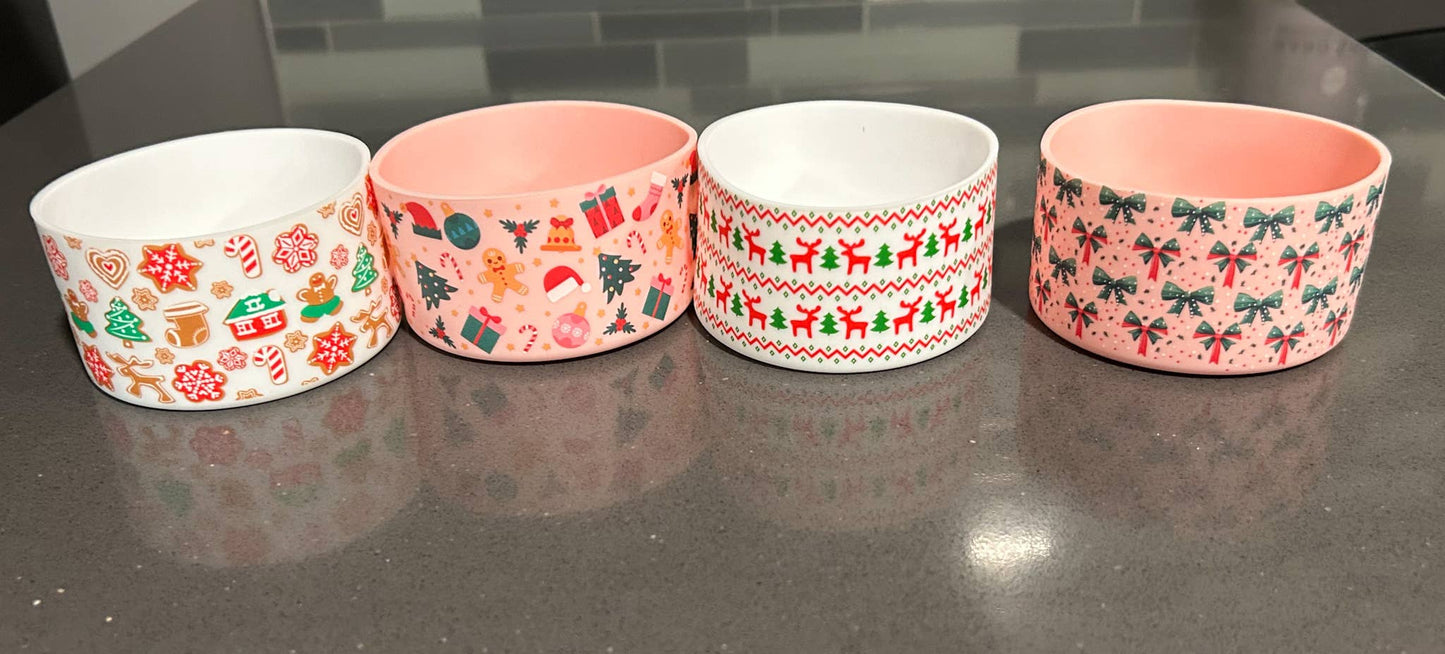 Christmas Holiday Tumbler Silicone Boot