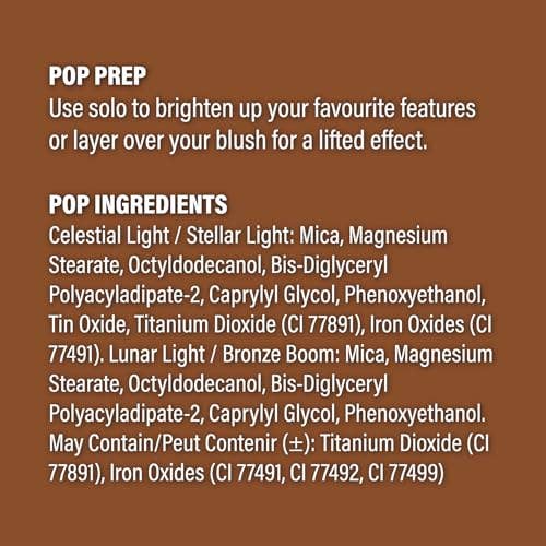 POP Beauty PRISMATIC POP PALETTE | BETTER BARE - Ultra Light Reflecting Blush Palette, Seamlessly Blends onto Skin for an Ethereal Finish, 4 Shade Skin Illuminator for 3D Glow | 0.3 Oz