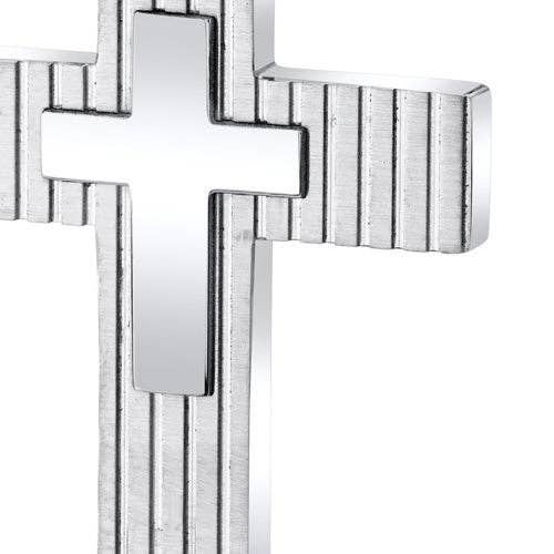 11138 Stainless Steel Cross Pendant Necklace with Chain