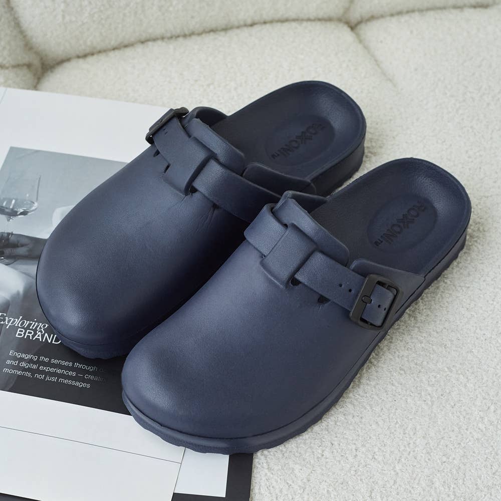 Roxoni Women's Clogs with Adjustable Buckle, Antislip Sole