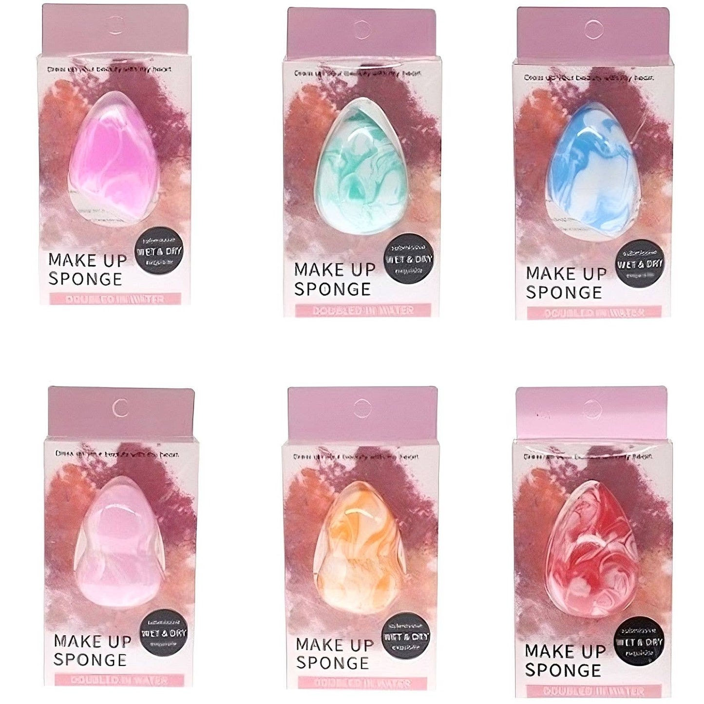 1525 Marble Egg Makeup Sponge