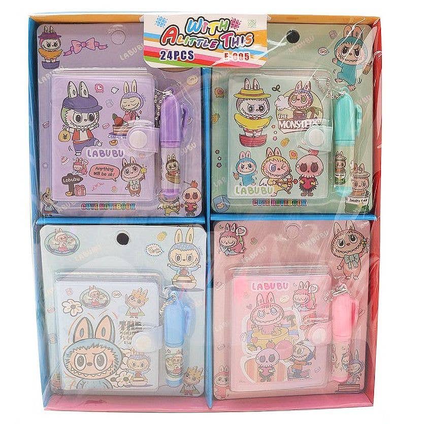 161 Funny Monster Memo Note Pen Set