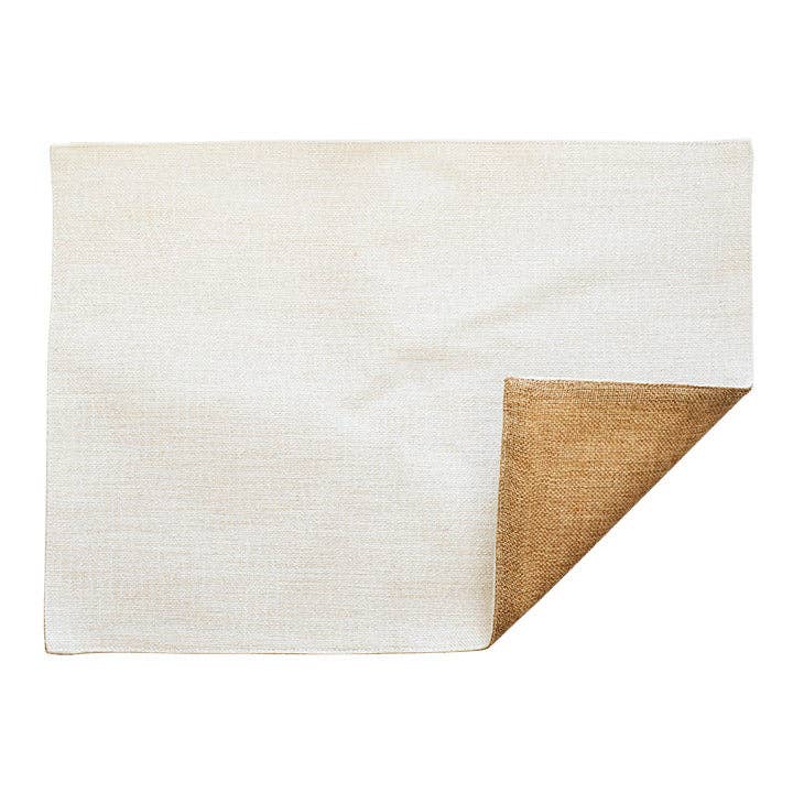 SUBLIMATION LINEN PLACEMAT W/ BEIGE BACK