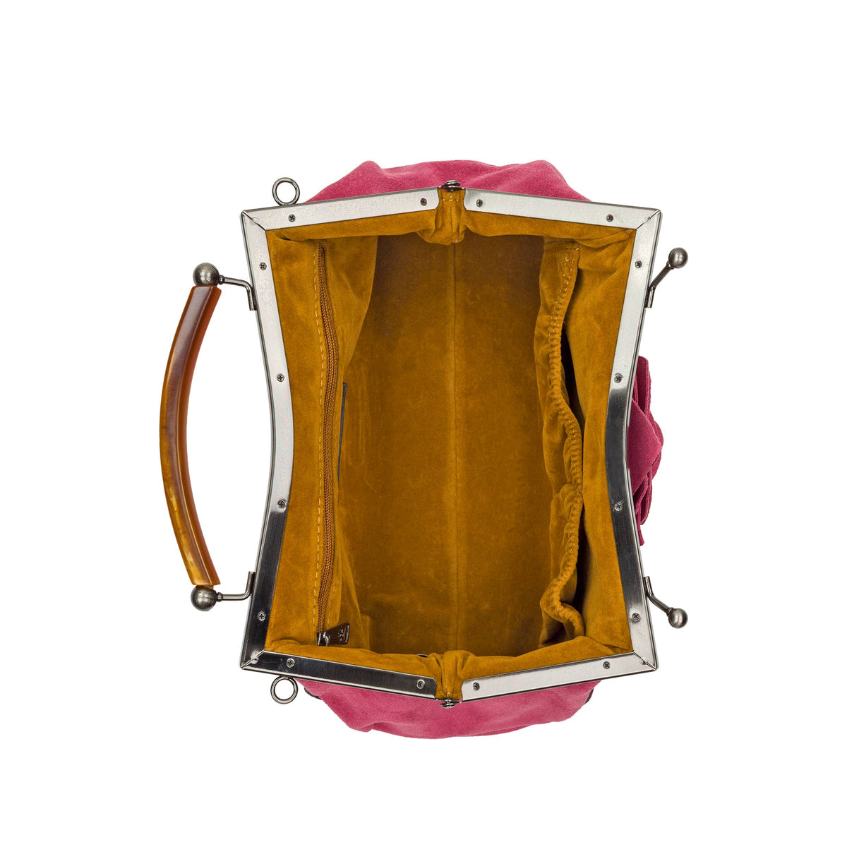 Kelmscott Frame with Parisian Rose Tooling - Suede Leather