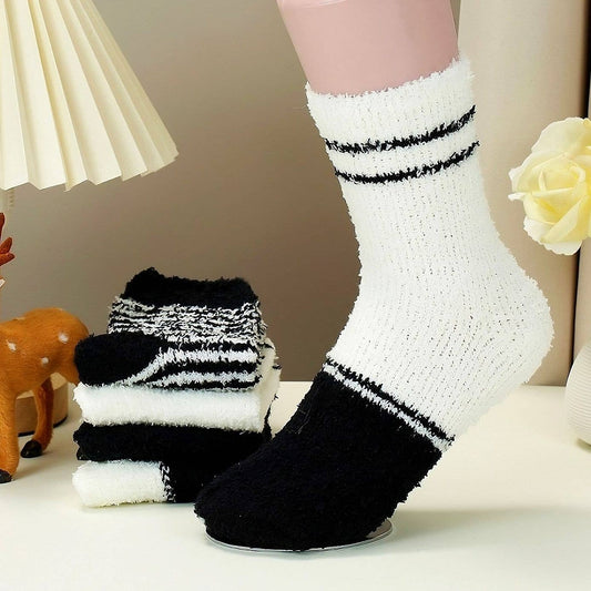 1022 Fluffy Warm Plush Fleece Home Socks