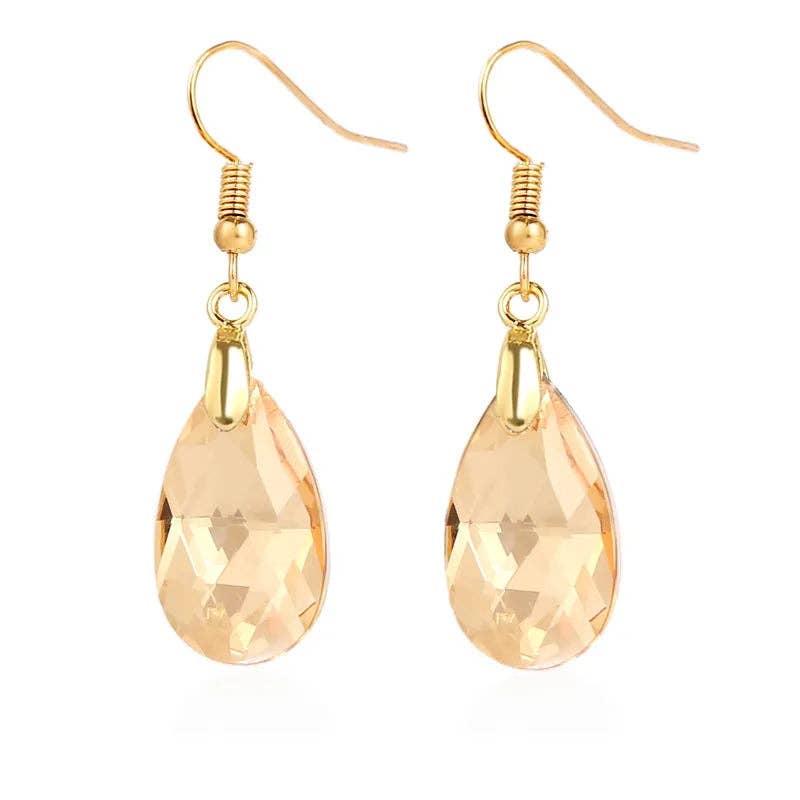 Water Droplets Drop Earrings