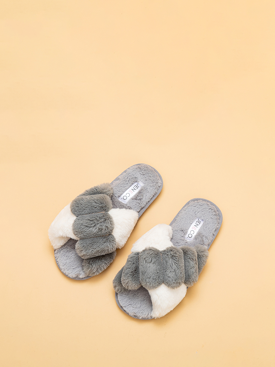 SLP2120 Amanda Two-Tone Slippers
