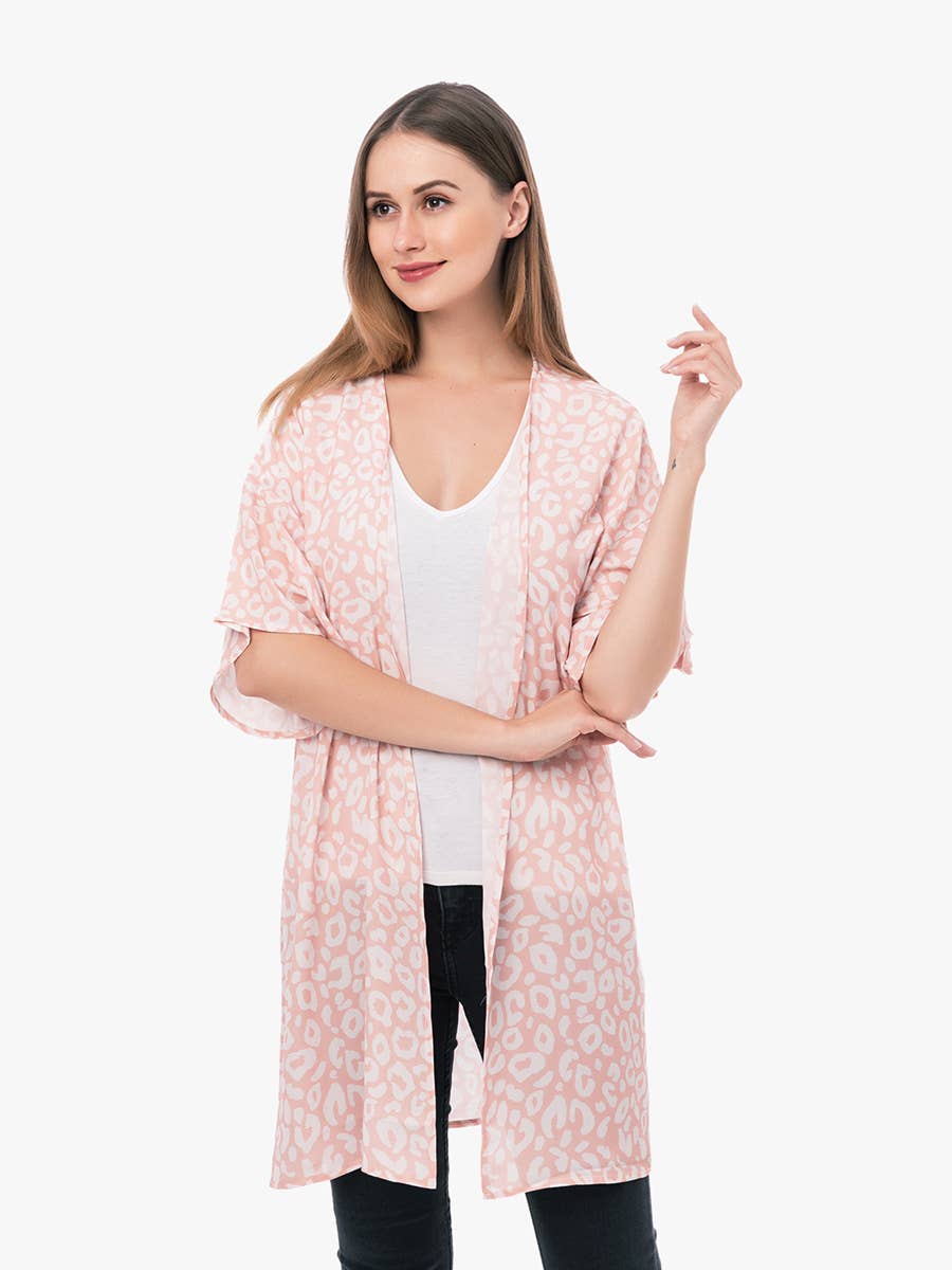 KM1036 Venice Short Sleeve Kimono