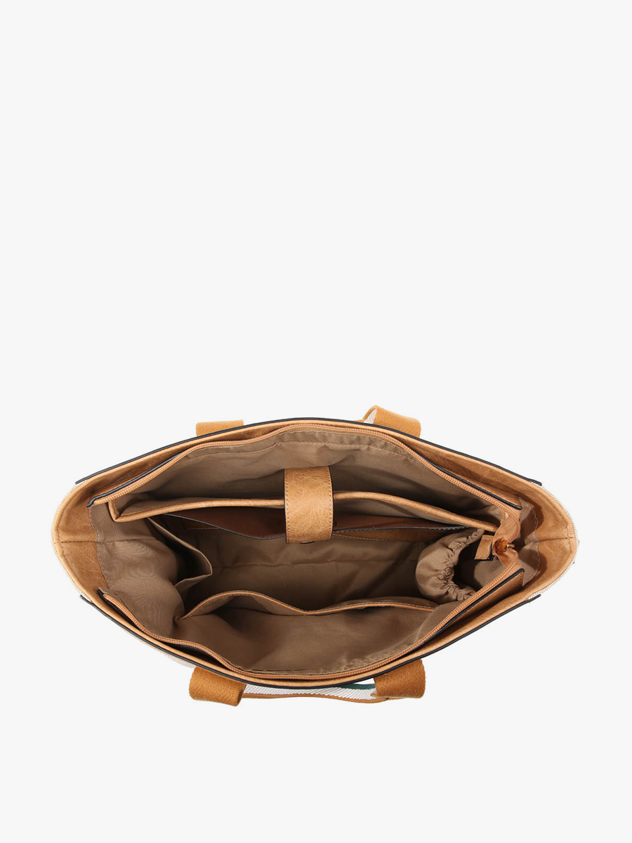 M2086CN Haley Canvas Tote Bag – Contrast Straps