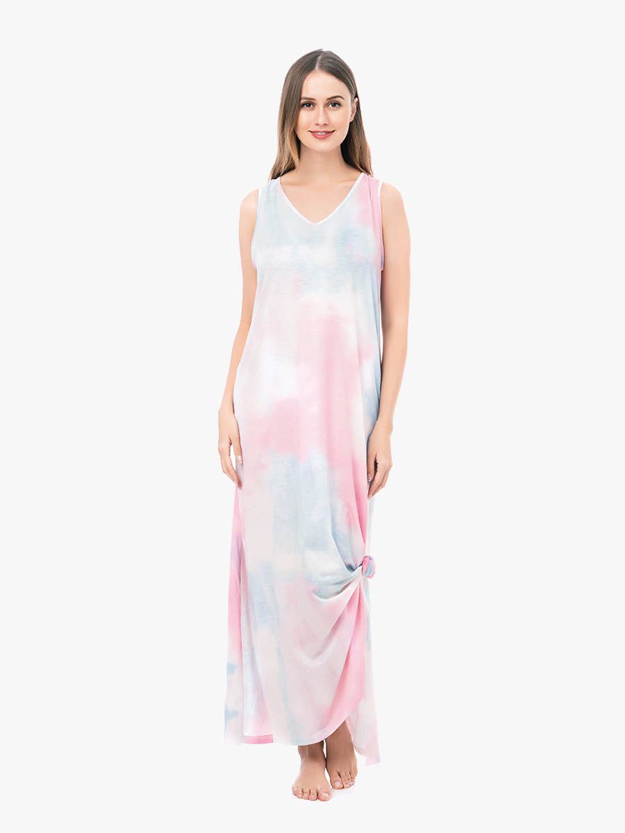DR1039 Brooklyn Tank Style Dress w/ Side Slit