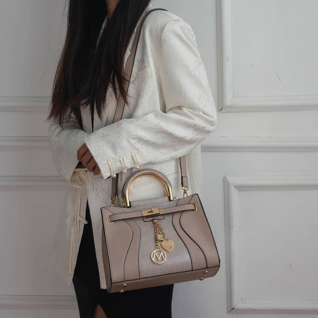 387 MKF Cassia Women's Medium Satchel Handbag Vegan Leather