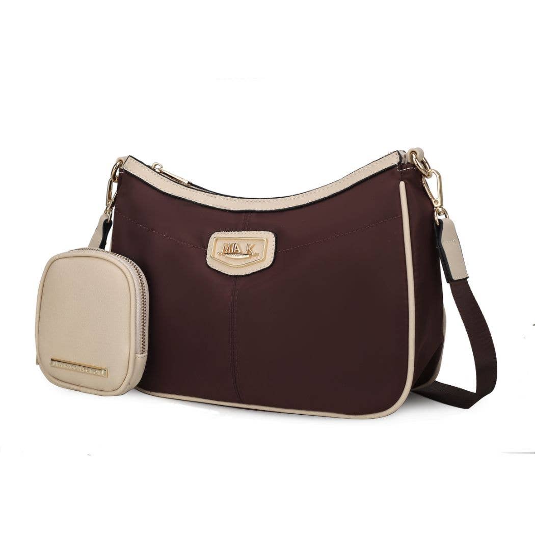 Freya 2-Pc Crossbody Handbag Vegan Leather by Mia K