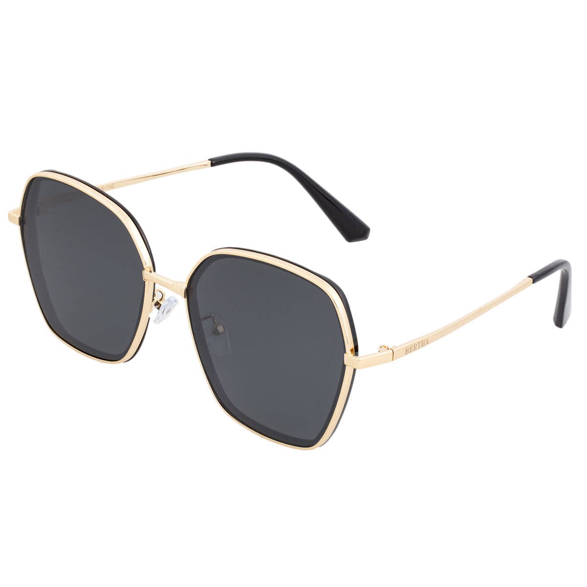 Bertha Emilia Polarized Square Sunglasses