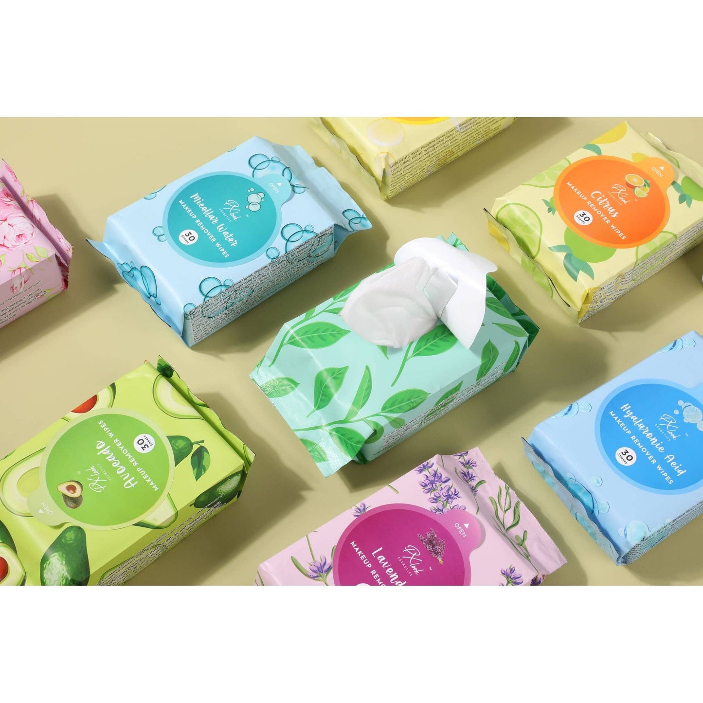 2850 Makeup Remover Wipes - Available in 18 Refreshing Scents