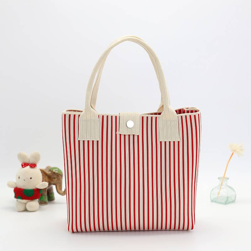 414 Handmade Houndstooth Tote Bag Casual Canvas Bag