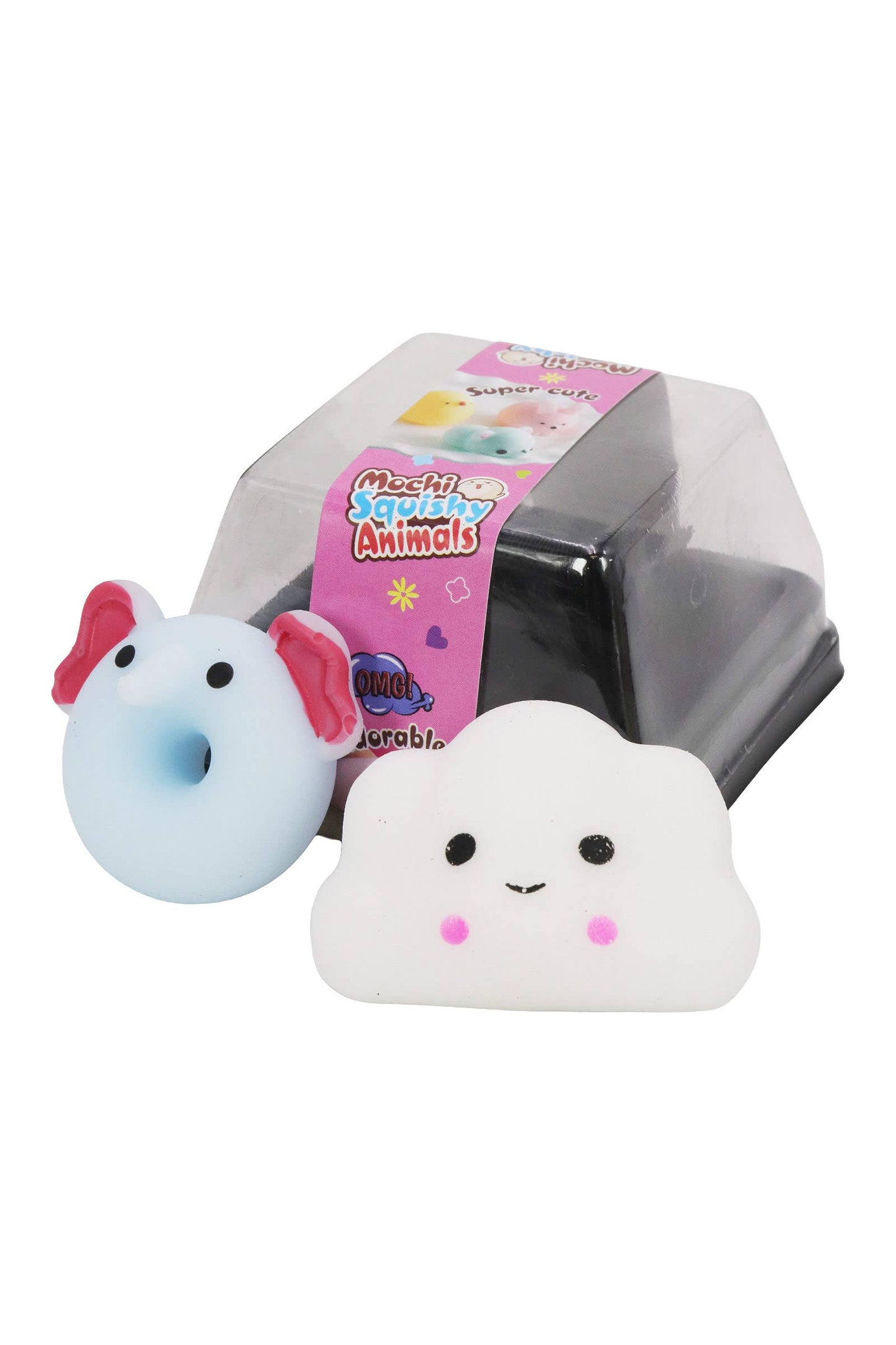 Animal Pals Soft Mini Mochi Squishy - 2 Pcs Set