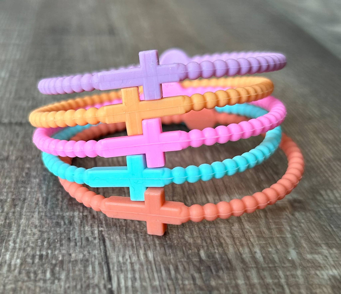 2792 Silicone Cross Bracelet