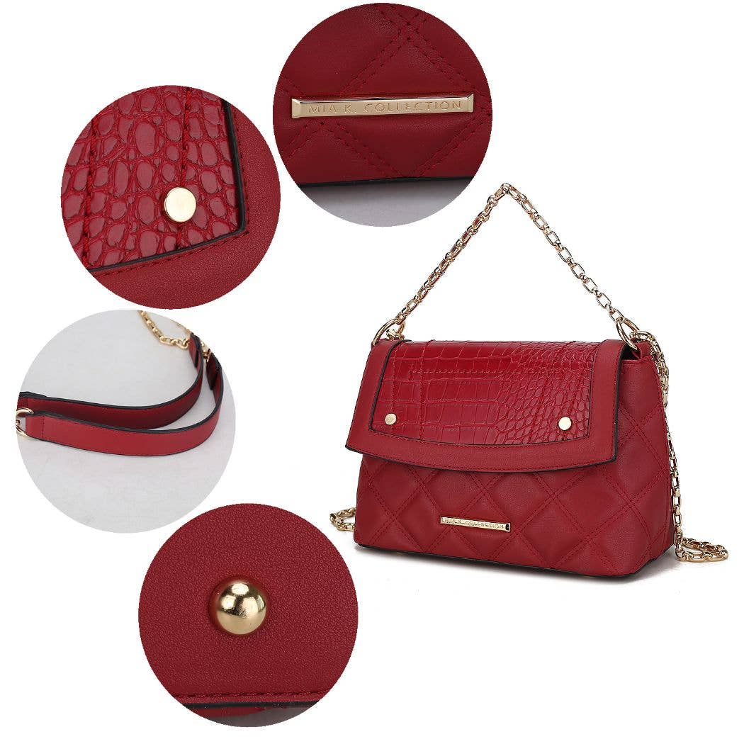 Danna Shoulder Handbag Vegan Leather Women by Mia K