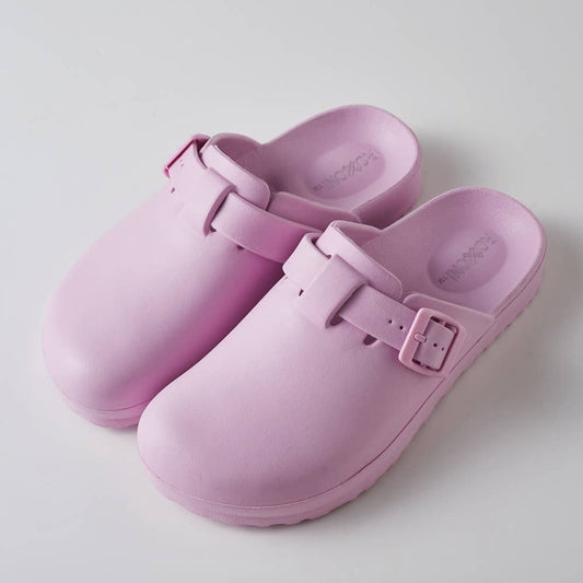 Roxoni Women's Clogs with Adjustable Buckle, Antislip Sole
