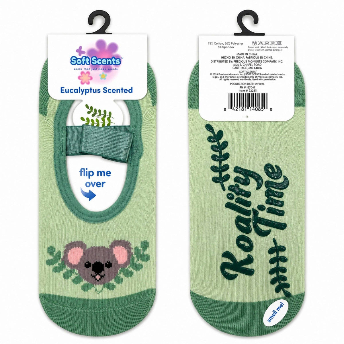 Precious Moments Scented Grip Slipper Socks Floor Display