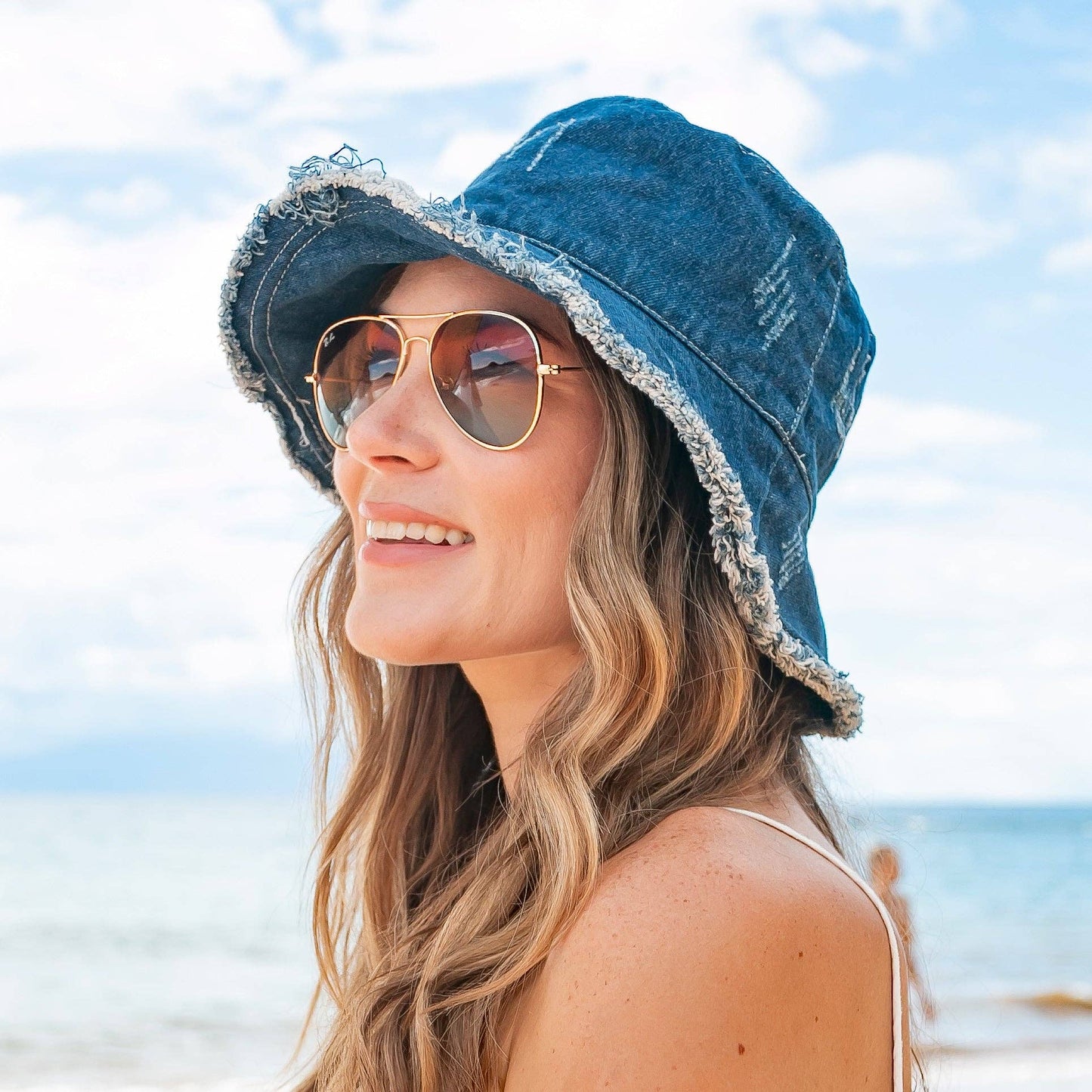 Denim Bucket Hat