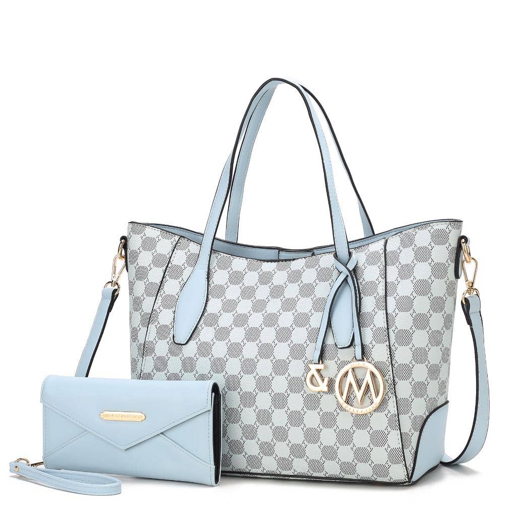 Gianna Vegan Leather Women Tote & matching Wallet by Mia K