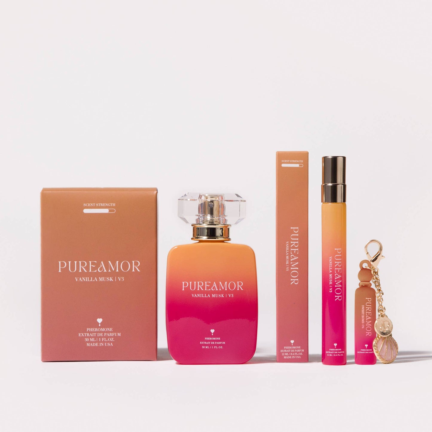 Vanilla Musk | V3 Pheromone Perfume - 2 ml Keychain