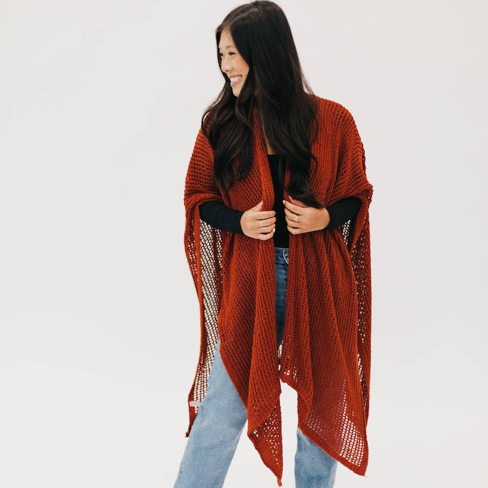 Cece Crochet Poncho Wholesale