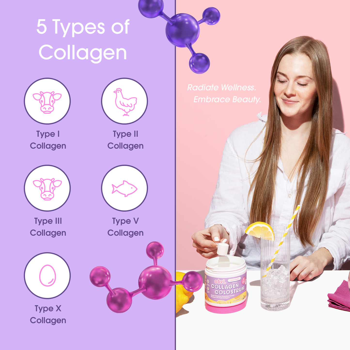 Obvi Colostrum - Lemon Sorbet