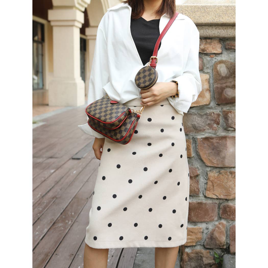 381 Evanna 3 pcs Crossbody Handbag Women by Mia K.