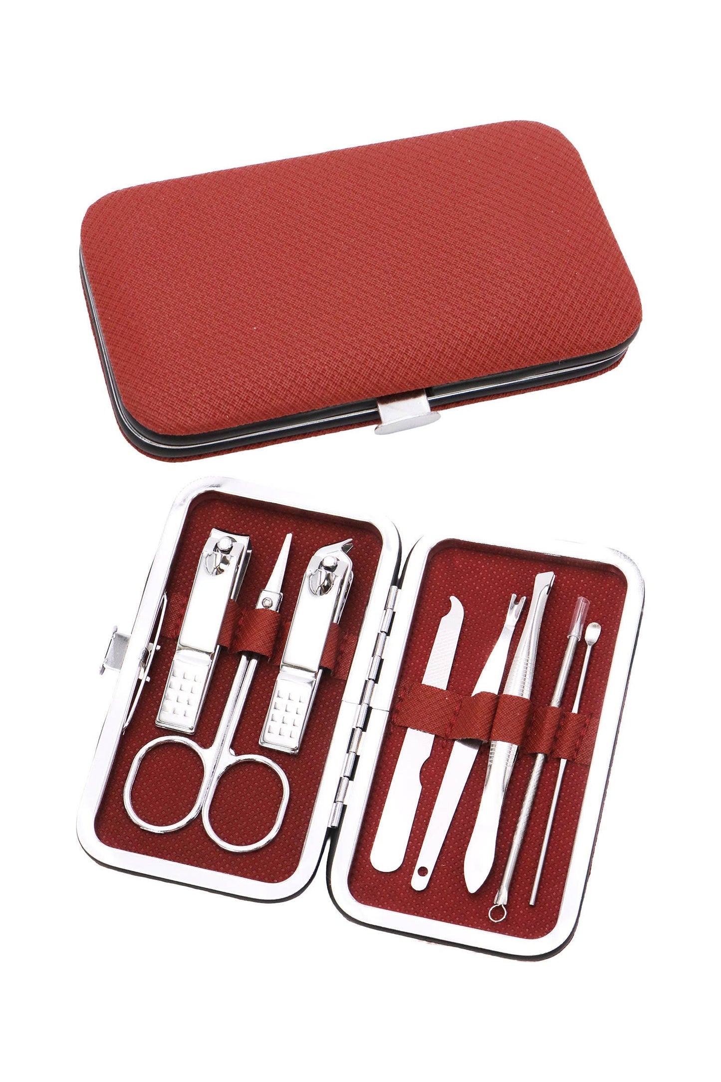 8 Pcs Solid Stainless Steel Nailcare Kit Set