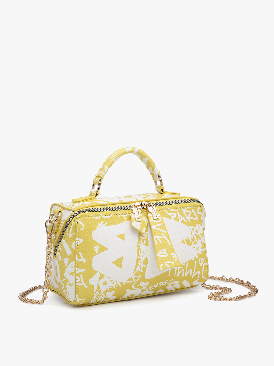 Alexis Graffiti Rectangle Crossbody Bag | PP2032