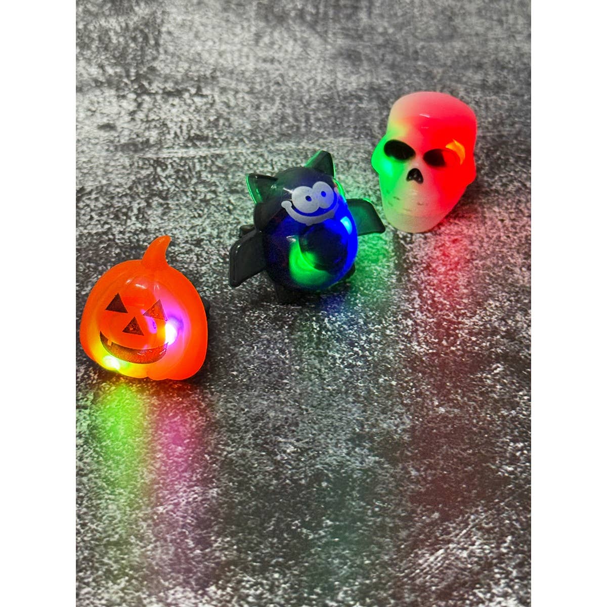 2801 Halloween Fright Zone Flashing Ring Toy